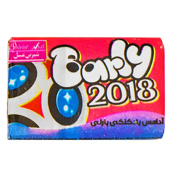 آدامس بادکنکی فوتبالی شیرین عسل - 4.5 گرم بسته 50 عددی - 3