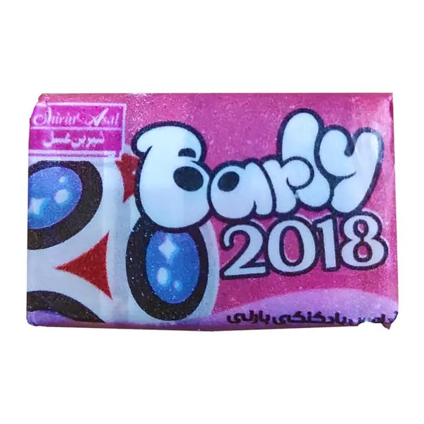 آدامس بادکنکی فوتبالی شیرین عسل - 4.5 گرم بسته 50 عددی - 2