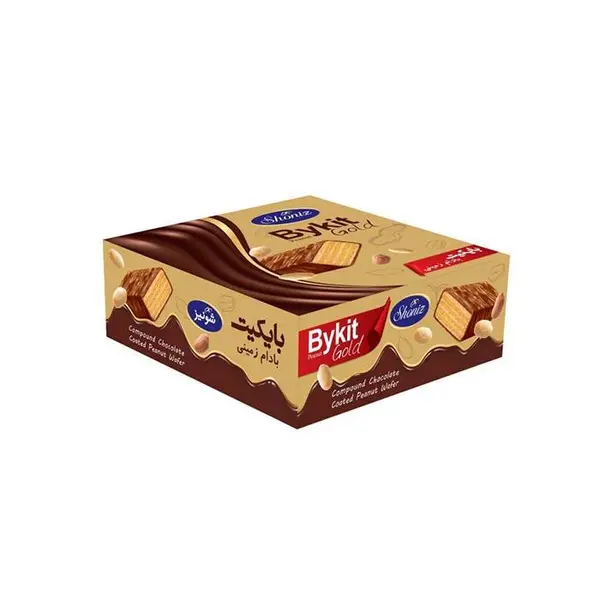 ویفر مینی بایکیت بادام زمینی طلایی شونیز - 500 گرم - 4