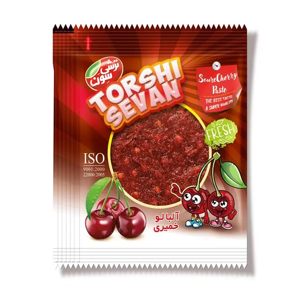 تمر آلبالو خمیری ترش سون - 50 گرم بسته 10 عددی - 3