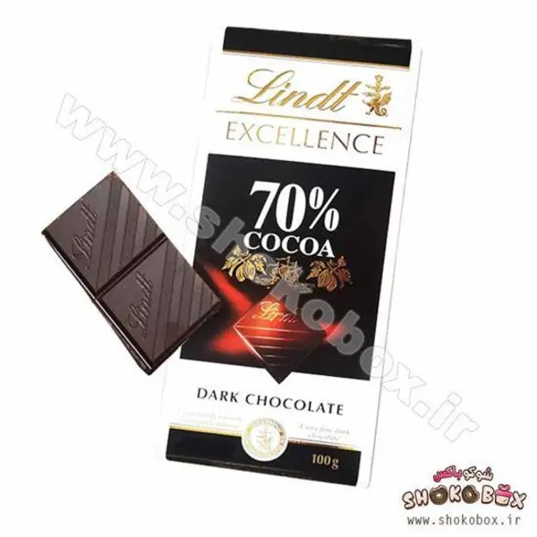 شکلات تابلت تلخ 70% لینت مدل اکسلنس - 3