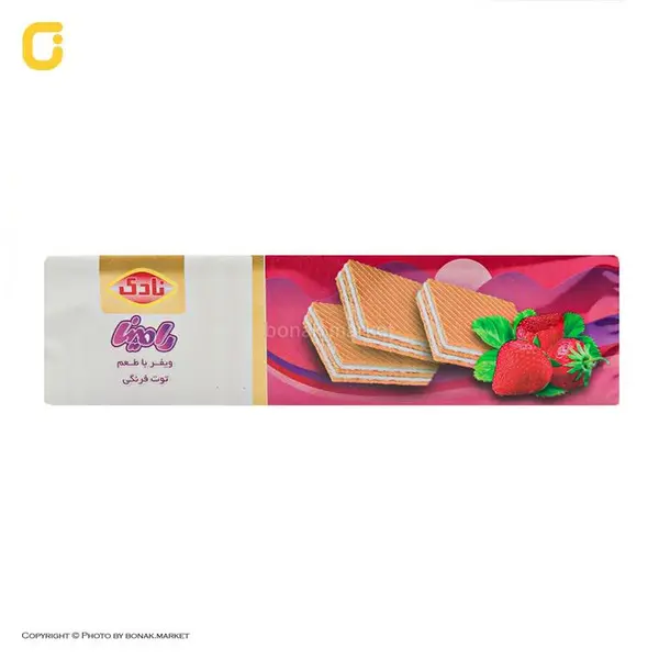 ویفر مانژ توت فرنگی نادی وزن 75 گرمی