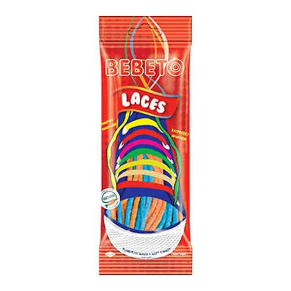 پاستیل بند کفش ببتو 75 گرمی bebeto laces - 3