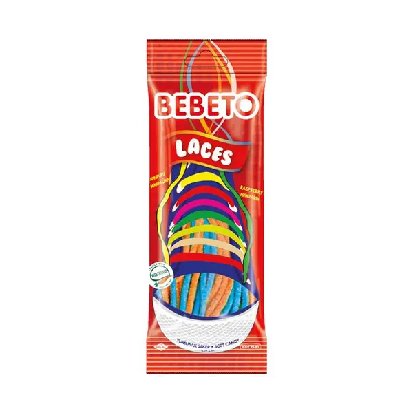 پاستیل بند کفش ببتو 75 گرمی bebeto laces - 6