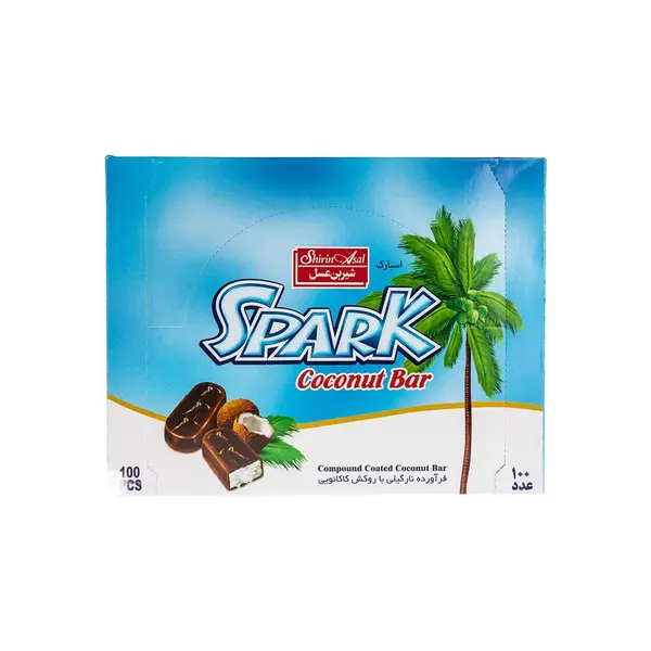 شکلات نارگیلی با روکش کاکائویی اسپارک شیرین عسل 800 گرم - 5