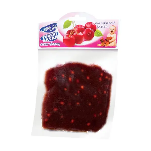 لواشک آلبالو خمیری ترش سون - 80 گرم بسته 10 عددی - 2