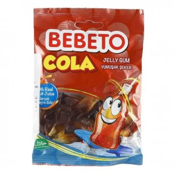 پاستیل نوشابه ای ببتو 80 گرمی bebeto kola - 2