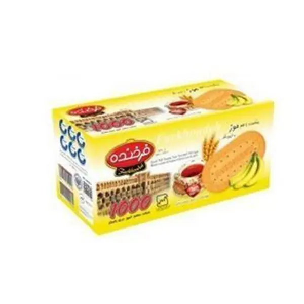 بیسکوییت فرخنده با طعم موز مقدار 900گرم - 2
