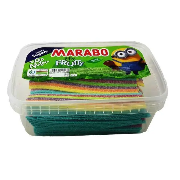 پاستیل نواری شکری با طعم میوه مارابو مقدار 900 گرم - 4