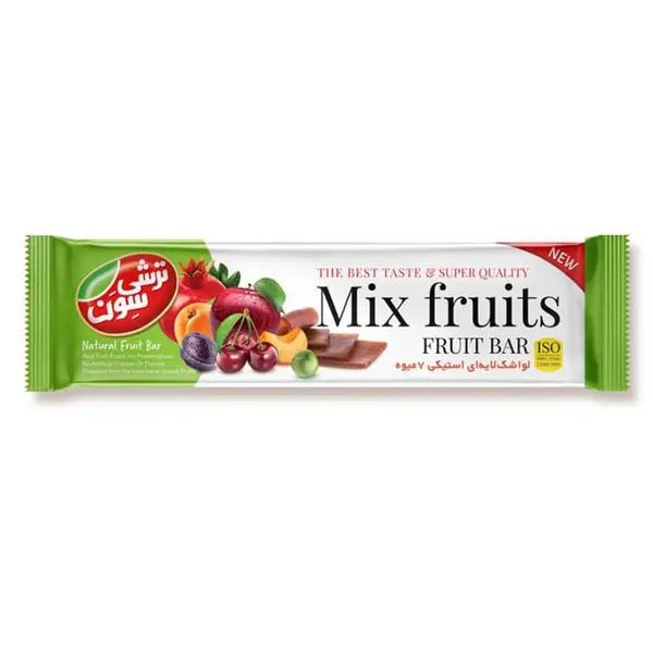 لواشک مخلوط هفت میوه استیکی ترشی سون - 90 گرم بسته 10 عددی - 3
