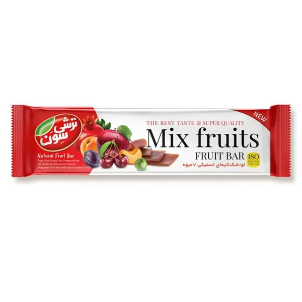لواشک مخلوط هفت میوه استیکی ترشی سون - 90 گرم بسته 10 عددی - 4