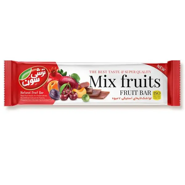 لواشک مخلوط هفت میوه استیکی ترشی سون - 90 گرم بسته 10 عددی - 5