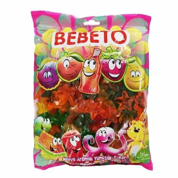 پاستیل ببتو مدل ستاره بسته یک کیلویی Bebeto - 2