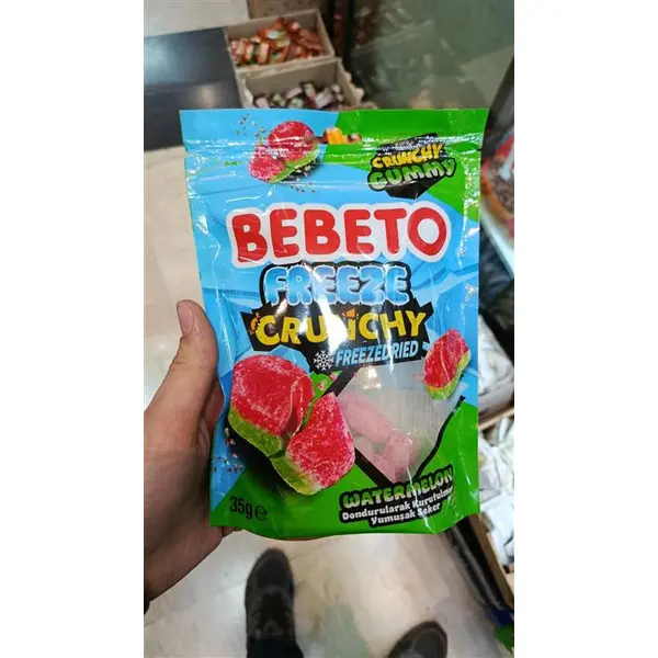 پاستیل ببتو مارشملو ترد فریز درای ۳۵ گرمی bebeto marshmallow freeze crunchi - 2