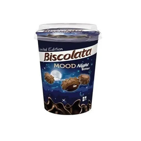 بیسکوییت شکلات تلخ بیسکولاتا لیوانی - biscolata mood bitter - 3