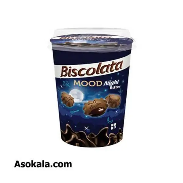 بیسکویت لیوانی مغز دار شکلاتی بیسکولاتا biscolata mood night - 6