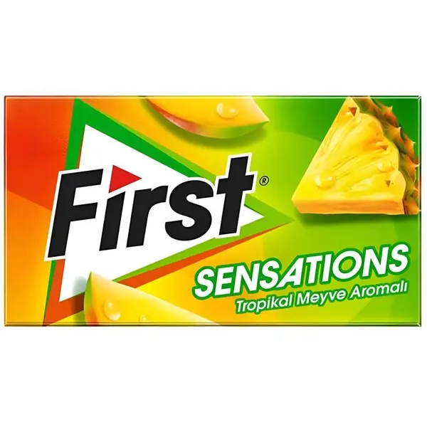 آدامس فرست سنسیشن با طعم آناناس First Sensations وزن 27 گرم - 2