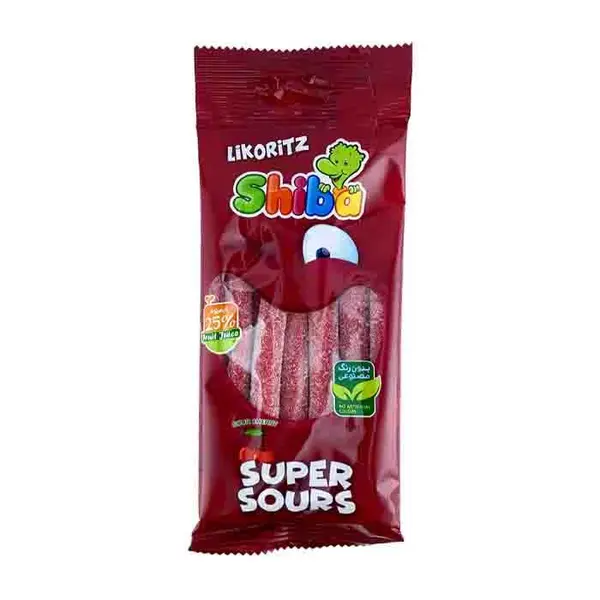 پاستیل شیبا مدل (likoritz) با طعم آلبالو 90 گرمی - 4