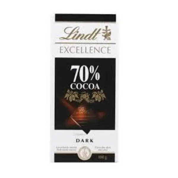 شکلات تخته‌ای تلخ lindt لینت 70 درصد مدل INTENSE DARK مقدار 100 گرم - 6