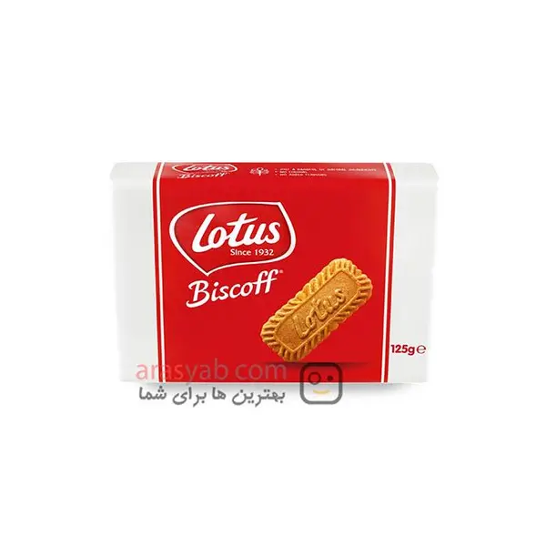 بیسکویت لوتوس بیسکوف lotus biscoff وزن 125 گرم - 2