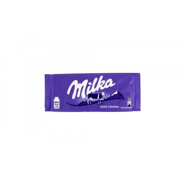 شکلات میلکا سفید شیری milka 80 گرم - 4