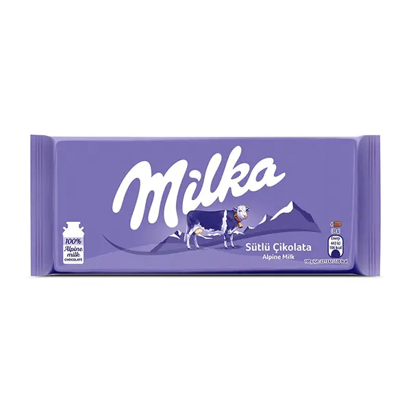 شکلات میلکا سفید شیری milka 80 گرم - 5