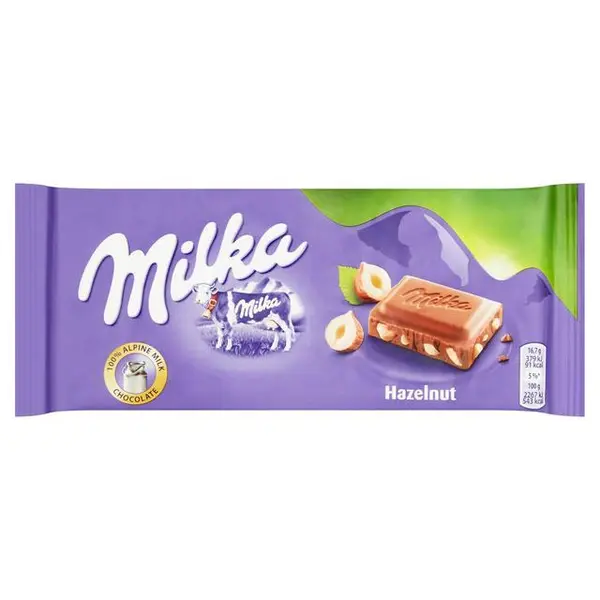 شکلات میلکا فندوقی milka hazelnut - 2
