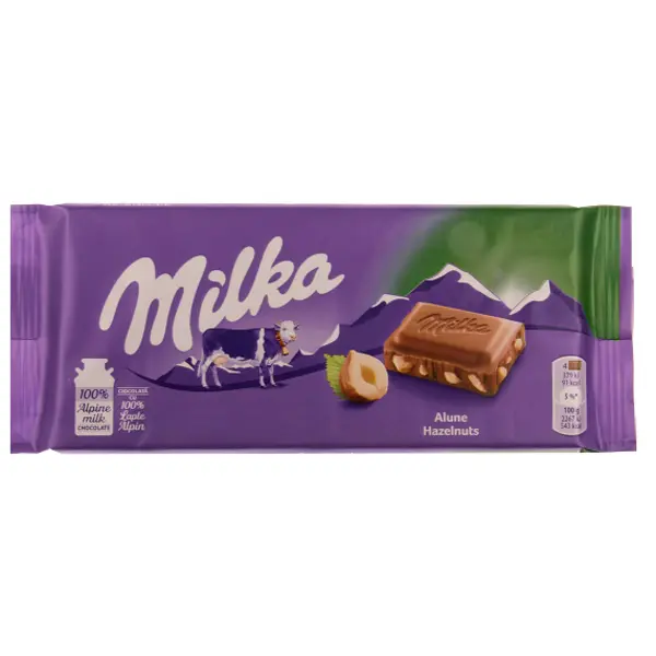 شکلات میلکا فندوقی milka hazelnut - 5