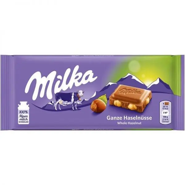 شکلات میلکا فندوقی milka hazelnut - 4