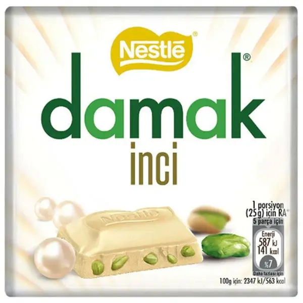 Nestle شکلات 70 گرمی شیری داماک با تکه های پسته - 4