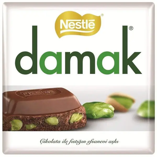 Nestle شکلات 70 گرمی شیری داماک با تکه های پسته - 5