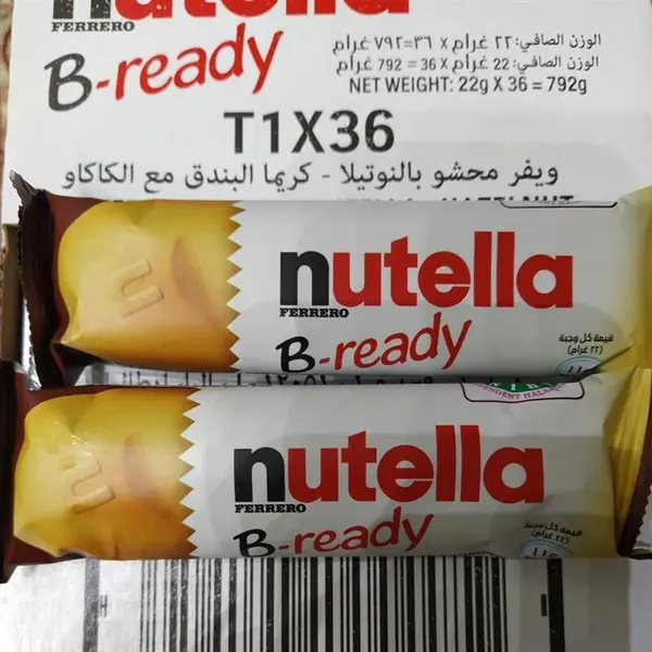 ویفر فندق کاکائو نوتلا بی ردی nutella B ready حجم 22 گرم - 3