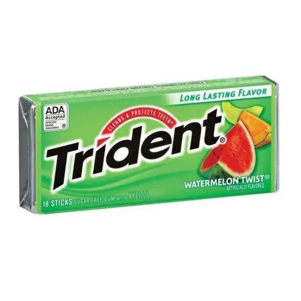 آدامس تریدنت با طعم هندوانه Trident تعداد 18 عددی - 3