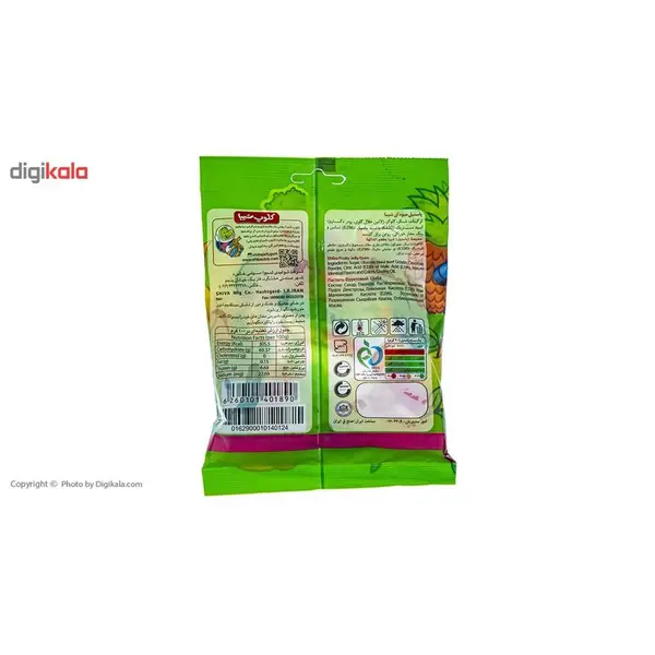 پاستیل میوه ای شیبا مدل  Worms مقدار 180 گرم - 5