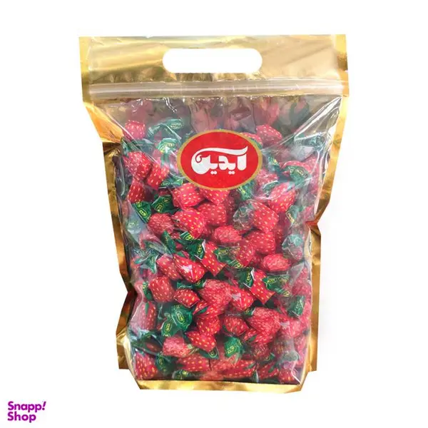 آبنبات با طعم توت فرنگی و مغز پاستیل آیدین - 1 کیلوگرم - 3