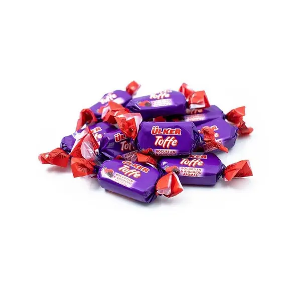 تافی میوه ای اولکر طعم تمشک و توت سیاه 1کیلو گرم - 2