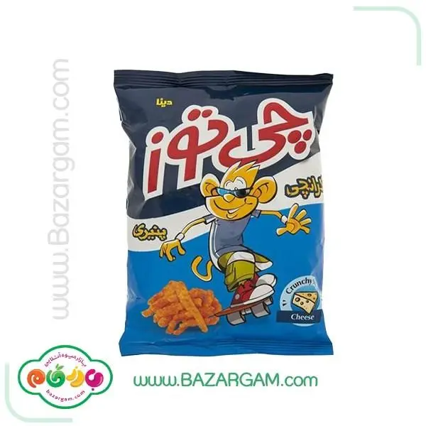 اسنک کرانچی پنیری چی توز مقدار 125 گرم - 5