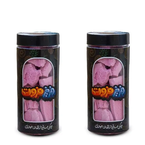 بستنی خشک توت فرنگی فریزفروت - 250 گرم 2 عددی - 2