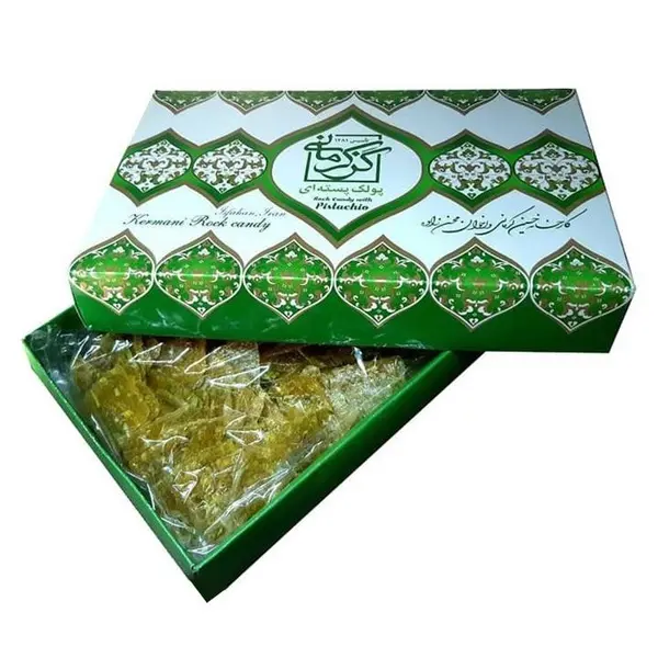 پولکی پسته ای گز کرمانی - 450 گرم - 5