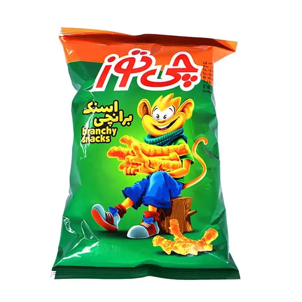 اسنک برانچی با پنیر فرآورده حجیم شده بلغور ذرت چی توز 50 گرمی - 5