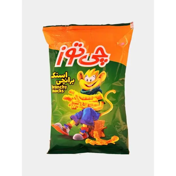 اسنک برانچی با پنیر فرآورده حجیم شده بلغور ذرت چی توز 50 گرمی - 4