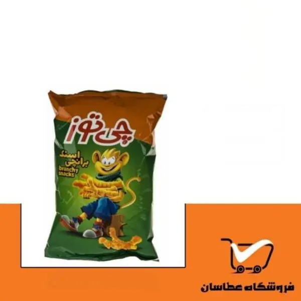 اسنک برانچی با پنیر فرآورده حجیم شده بلغور ذرت چی توز 50 گرمی - 3