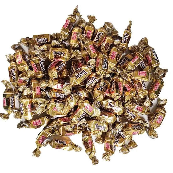 تافی کره ای دورنگ شکلاتی تویستی شیرین عسل - 500 گرم - 6