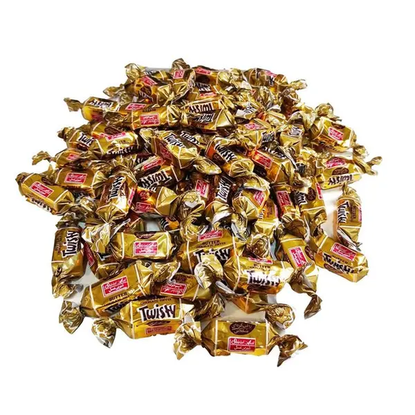 تافی کره ای دورنگ شکلاتی تویستی شیرین عسل - 500 گرم - 4