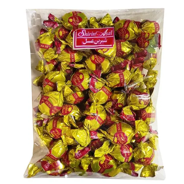 تافی روکشدار سفید با مغزی سفید گلدن نانی شیرین عسل - 500 گرم - 2