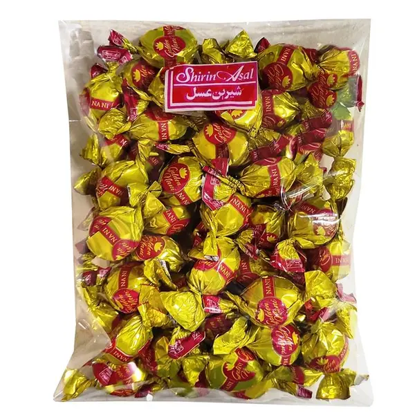 تافی روکشدار سفید با مغزی سفید گلدن نانی شیرین عسل - 500 گرم - 6