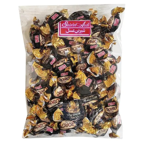 تافی کره ای با مغزی شکلات تلخ رورو شیرین عسل - 500 گرم - 2