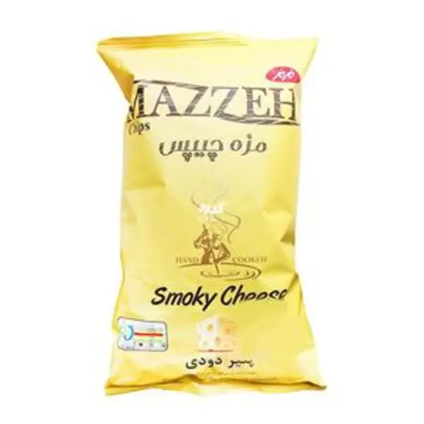 مزه چیپس متوسط پنیر دودی مزمز 60 گرمی - 5