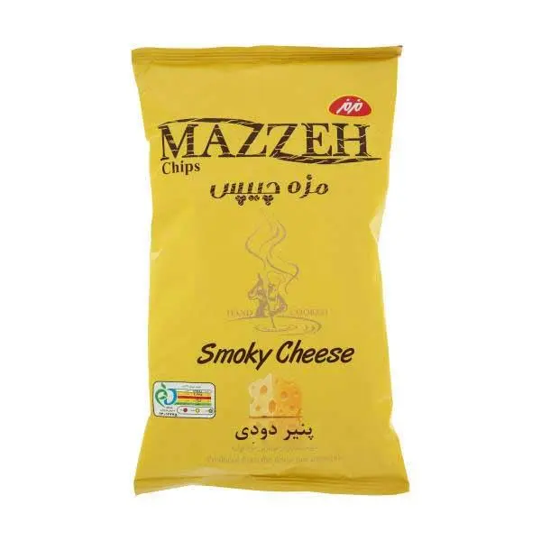 مزه چیپس متوسط پنیر دودی مزمز 60 گرمی - 3