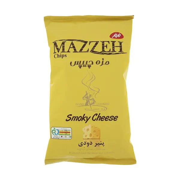 مزه چیپس متوسط پنیر دودی مزمز 60 گرمی - 4